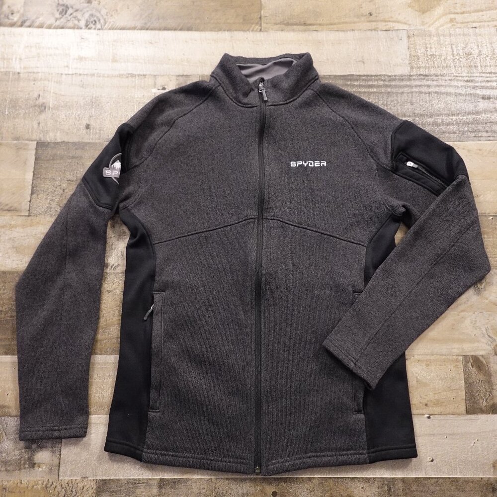 Spyder Empire Full-Zip Jacket men's medium gray black‎